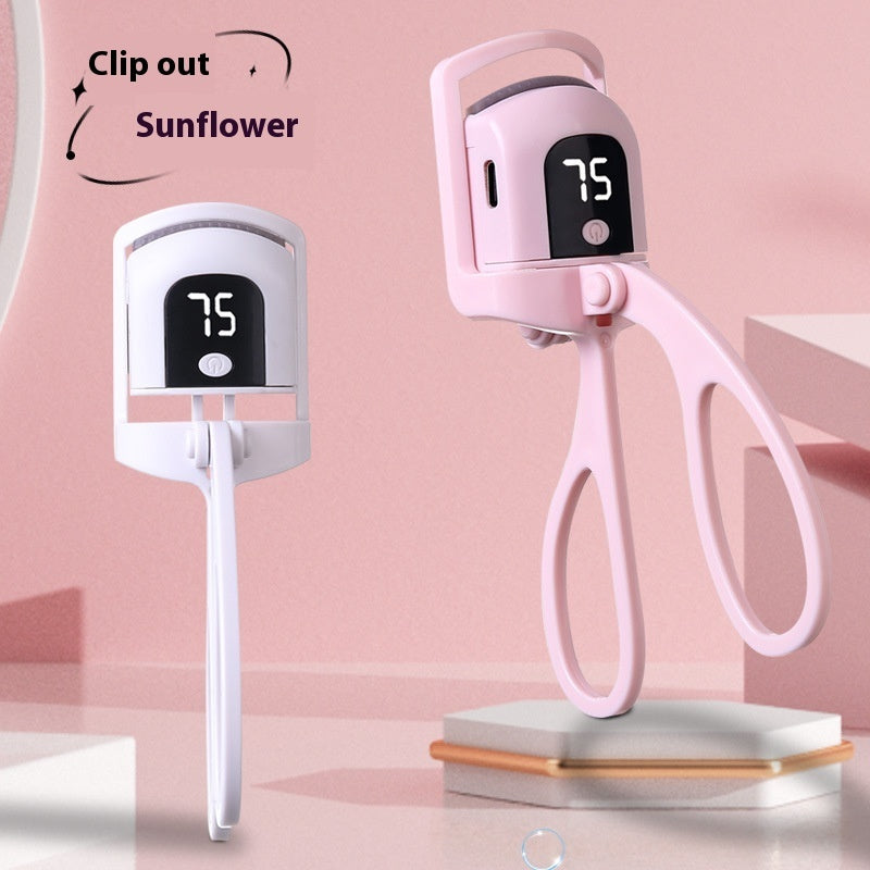 Portable Eyelash Curler Electric Ironing Heating Eyelash Curler Portable Eyelash Curler