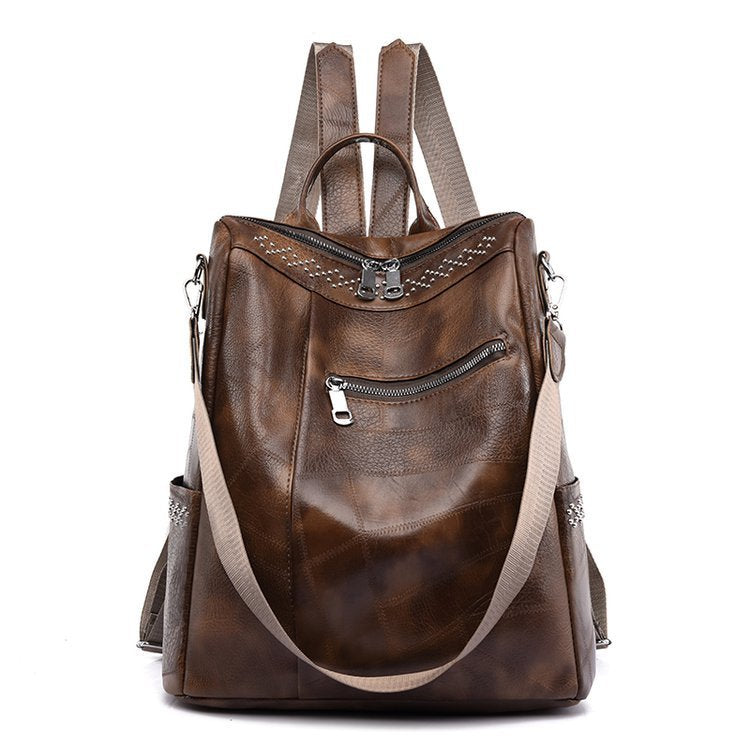Shoulder School Bag Female Wild Backpack Simple Large Capacity Travel Bag