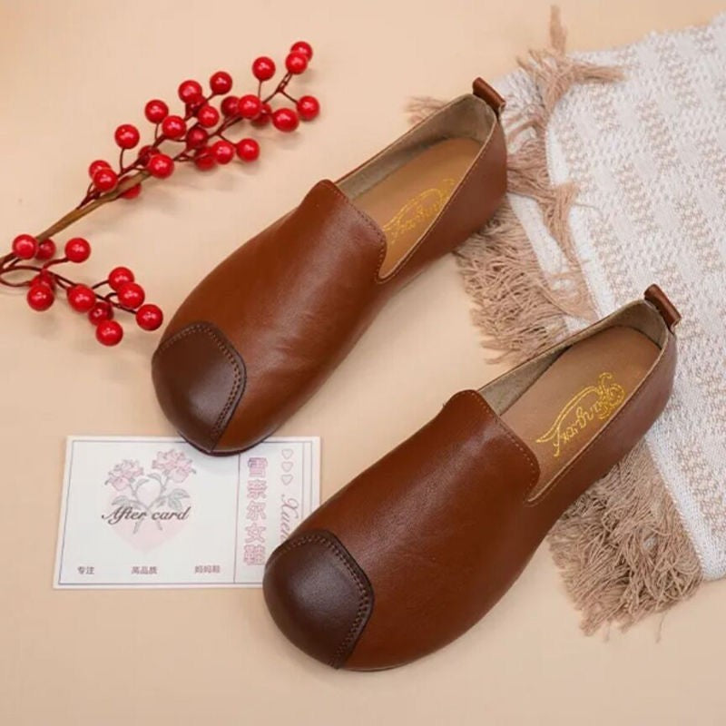 Flat Shoes Retro Women's Soft And Comfortable Smart Flat Shoes