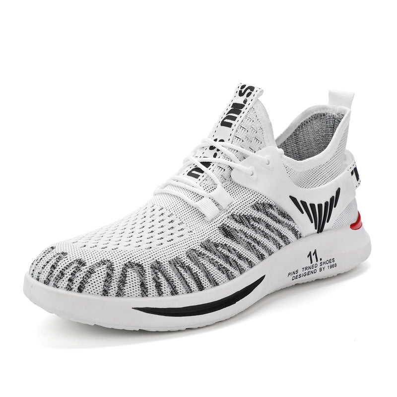 Running Shoes Breathable Flying Woven Casual Student Running Shoes
