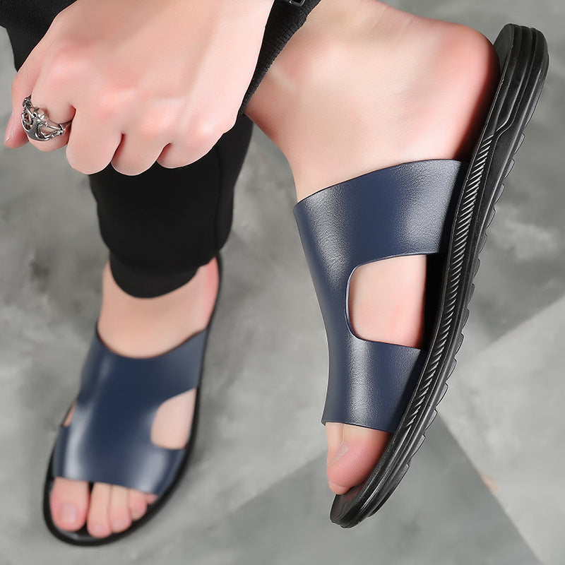 Flip Flops Men's Outdoor Breathable Fashion Brand Beach Shoes Flip Flops