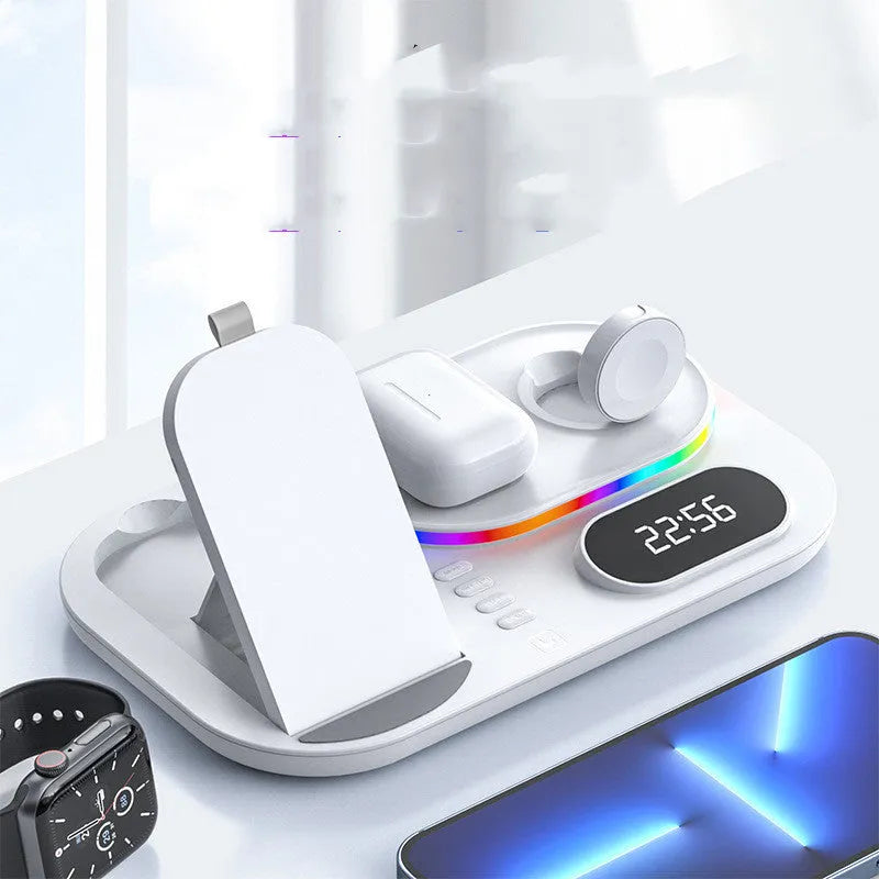 Suitable For Wireless Charger Three-in-one Mobile Phone Creative Desktop Bracket