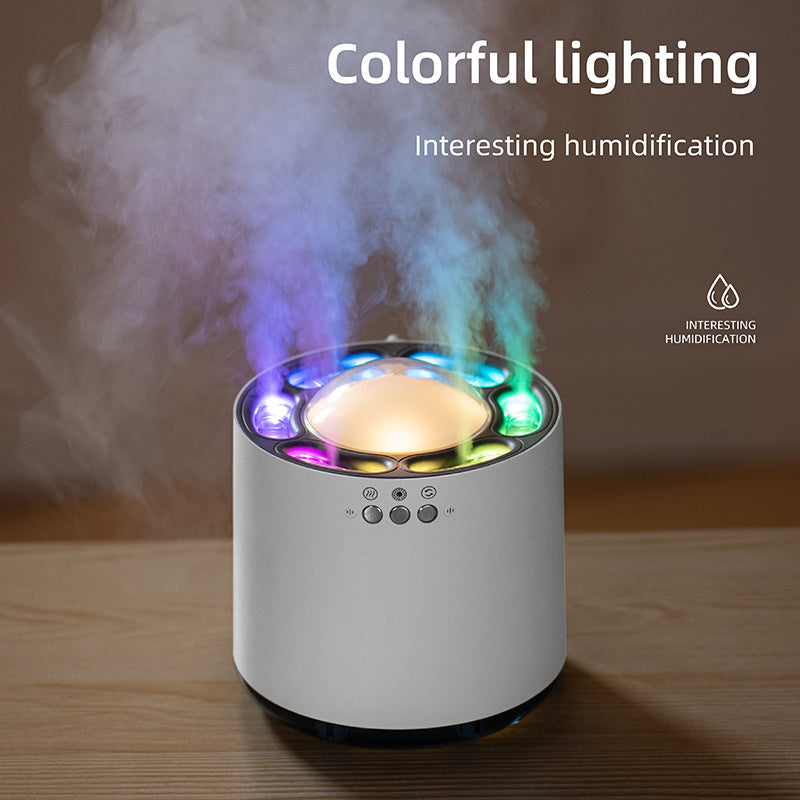 Wholesale Voice Control Colorful Led Lamp Humidifier 800ml USB
