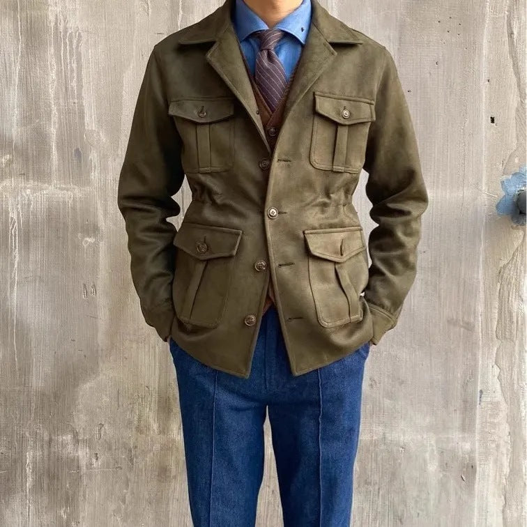 Slim Jacket Japanese-style Retro Slim Jacket Men