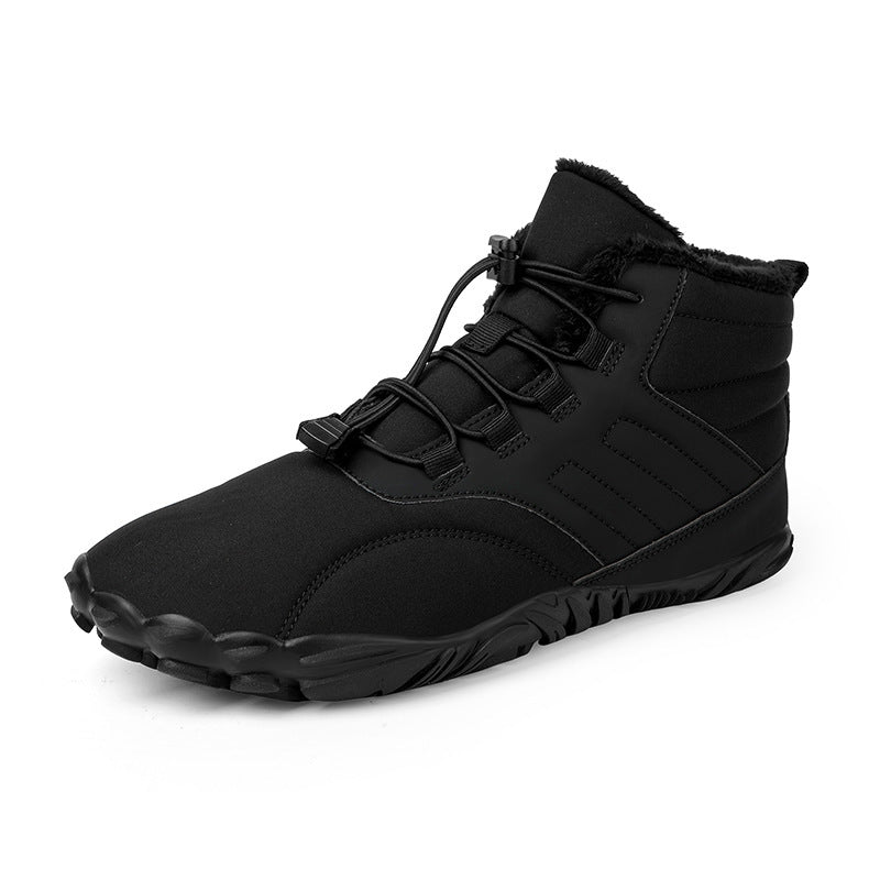 Boots Wear-resistant Outdoor Sports Cotton Shoes For Men And Women Winter Warm Slip-on Boots Wear-resistant Anti-ski Thickened Shoes Couple
