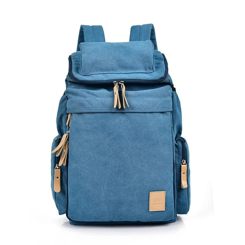 Outdoor Canvas Bag New Retro Men And Women Outdoor Canvas Bag Travel Backpack Bag Fashion Shoulder Bag Aliexpress