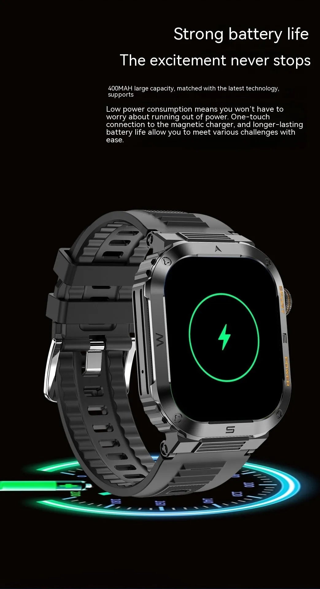 Sport Smart Watch MT39 Outdoor Three-proof Sport Smart Watch