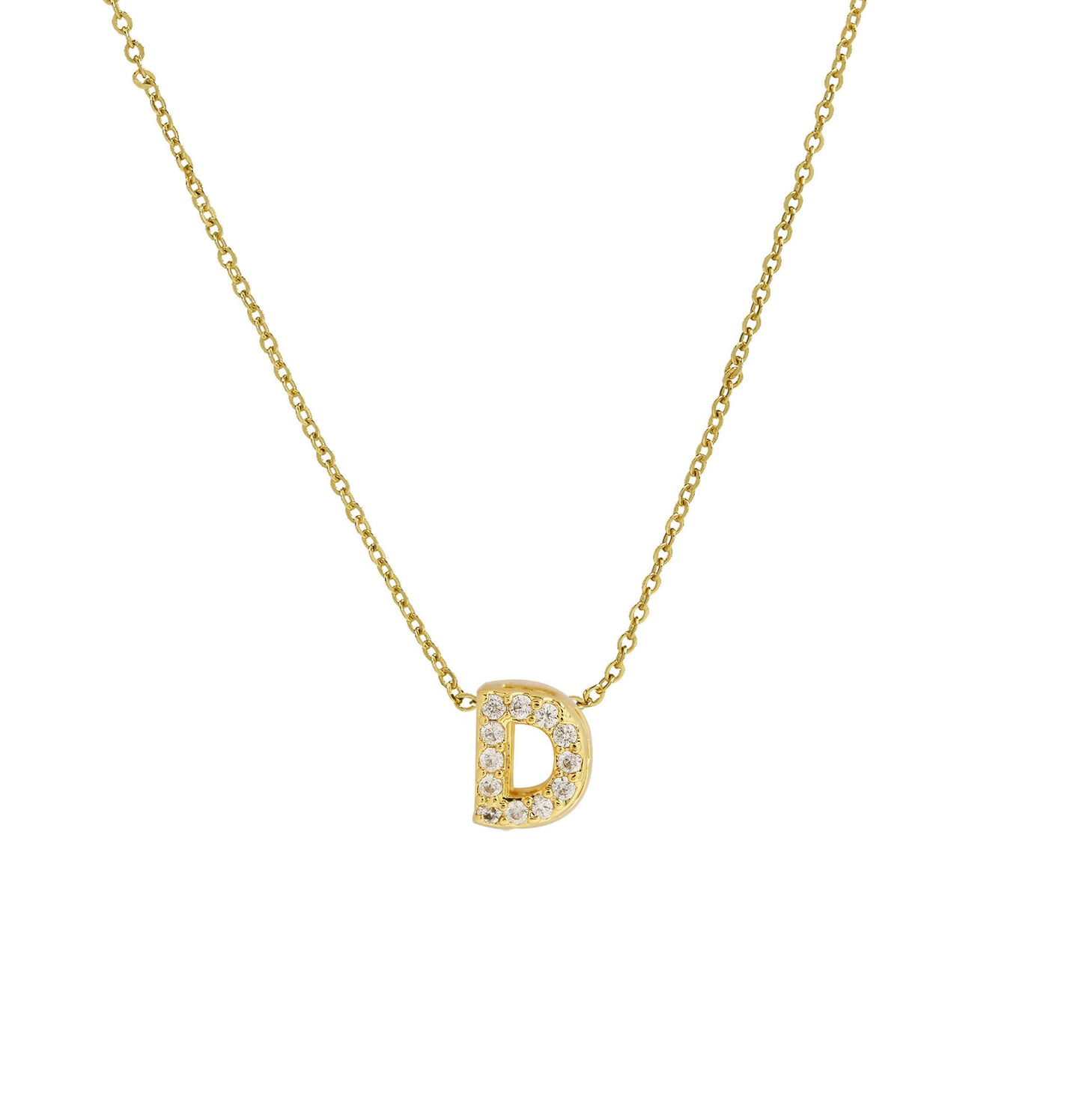 Necklace Pendant Gold Micro Inlaid With Diamond