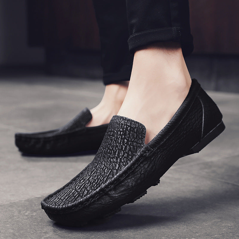 Set Foot Lazy Casual Hand Stitched Leather Shoes - sumet.shop