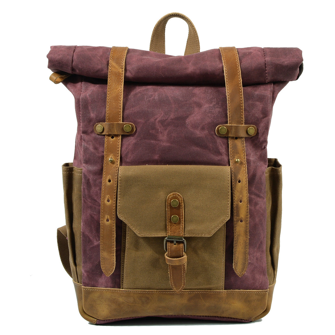 waterproof rucksack Retro contrast color waterproof rucksack