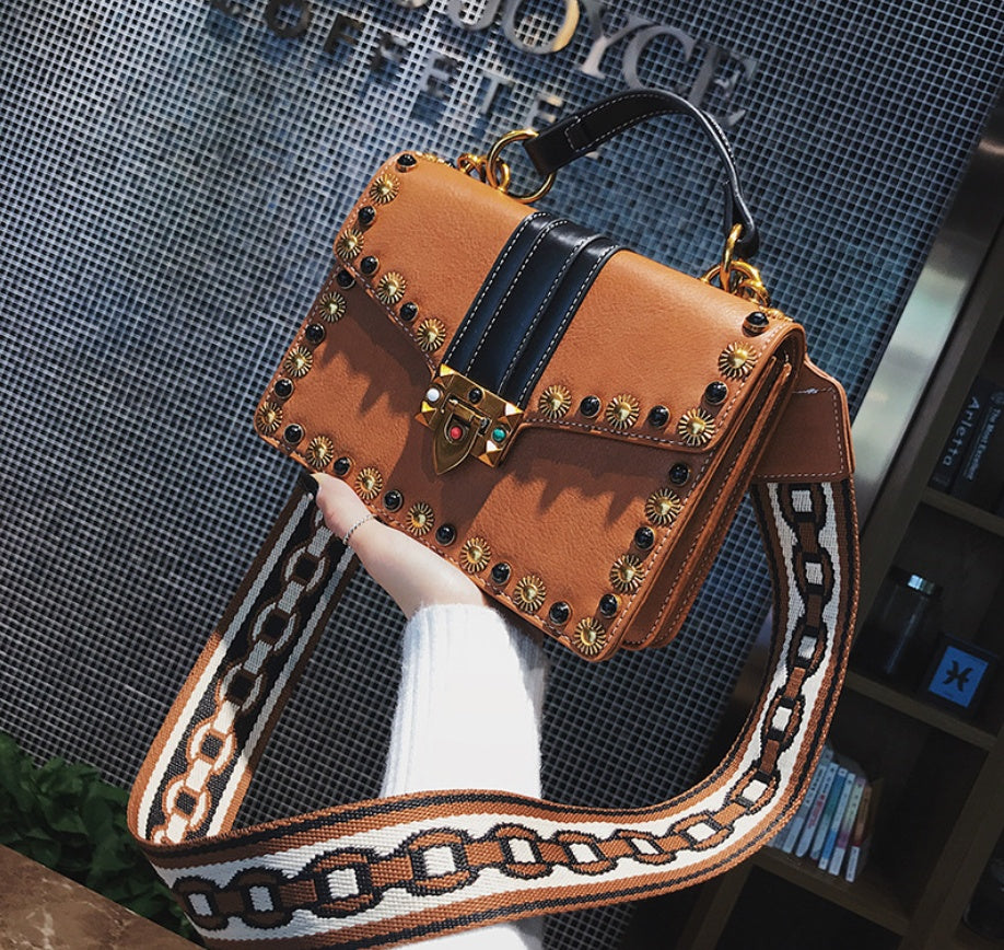 Rivet small square bag