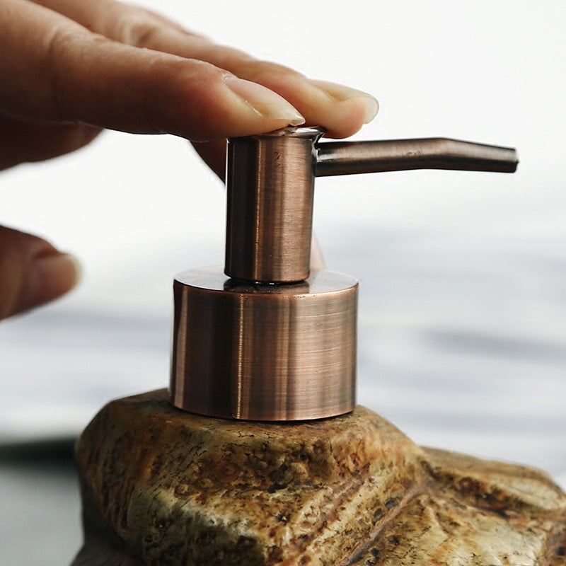 Soap Dispenser Ceramic Retro Stone Dispenser Soap Dispenser