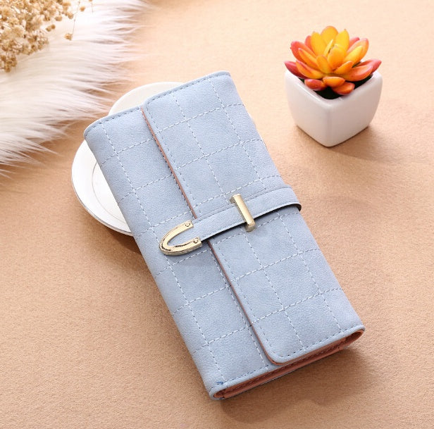 Long Wallet Frosted Lingge Long Wallet