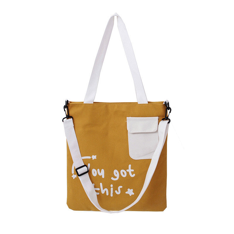 shoulder Large-capacity Canvas Bag Crossbody.