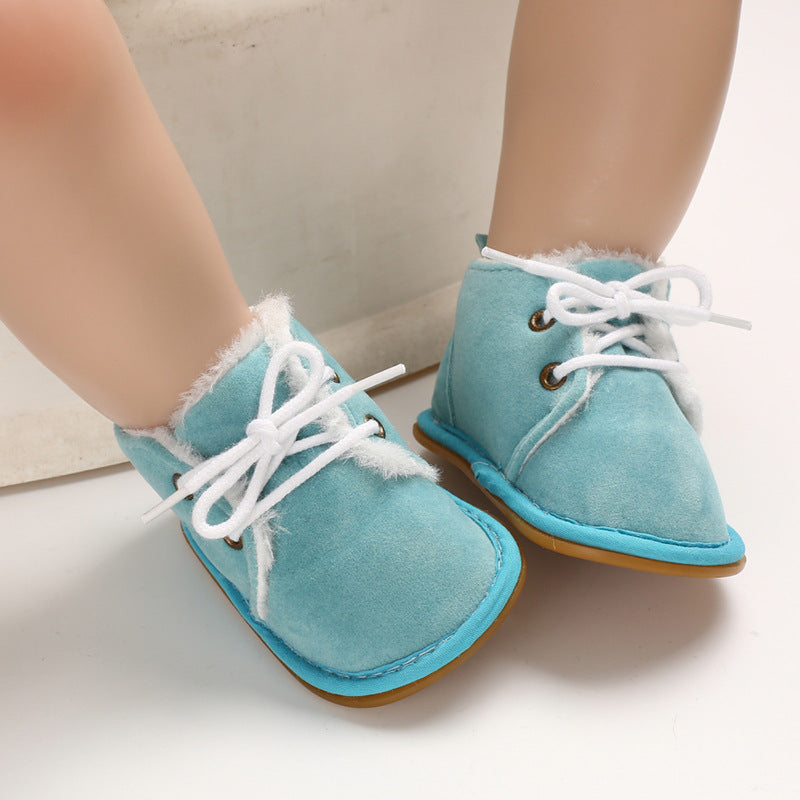 Baby's Shoes Winter 0-1 Years Old Rubber Sole Male And Female Baby