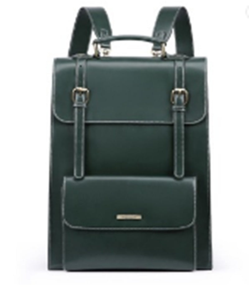 Vintage backpack cowhide backpack