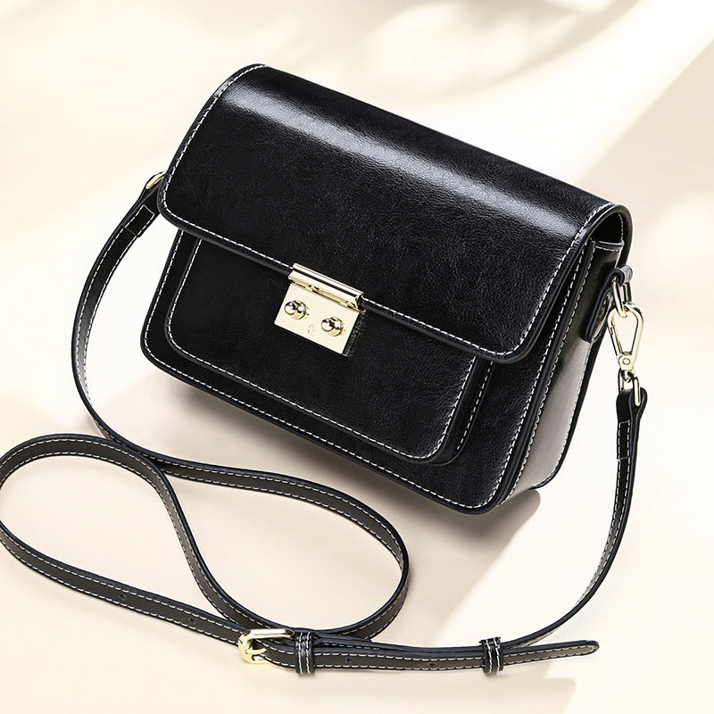 Handbag Genuine Leather Fashion One-shoulder Messenger Handbag