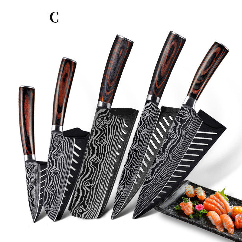 Knife Damascus Pattern Knife Damascus Steel Knife