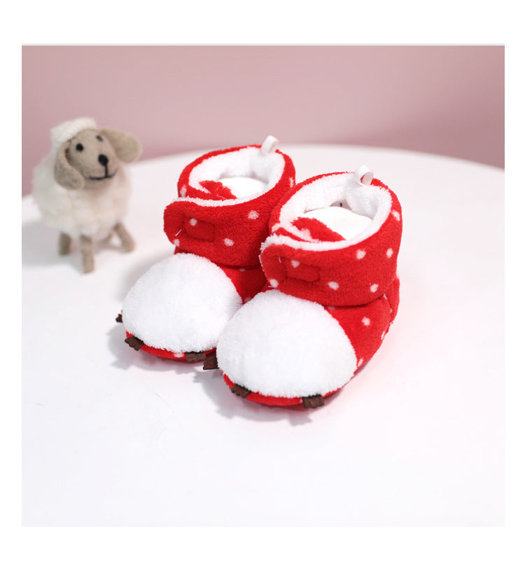 Baby Shoes Baby Thick Cotton Shoe Cover Soft Sole