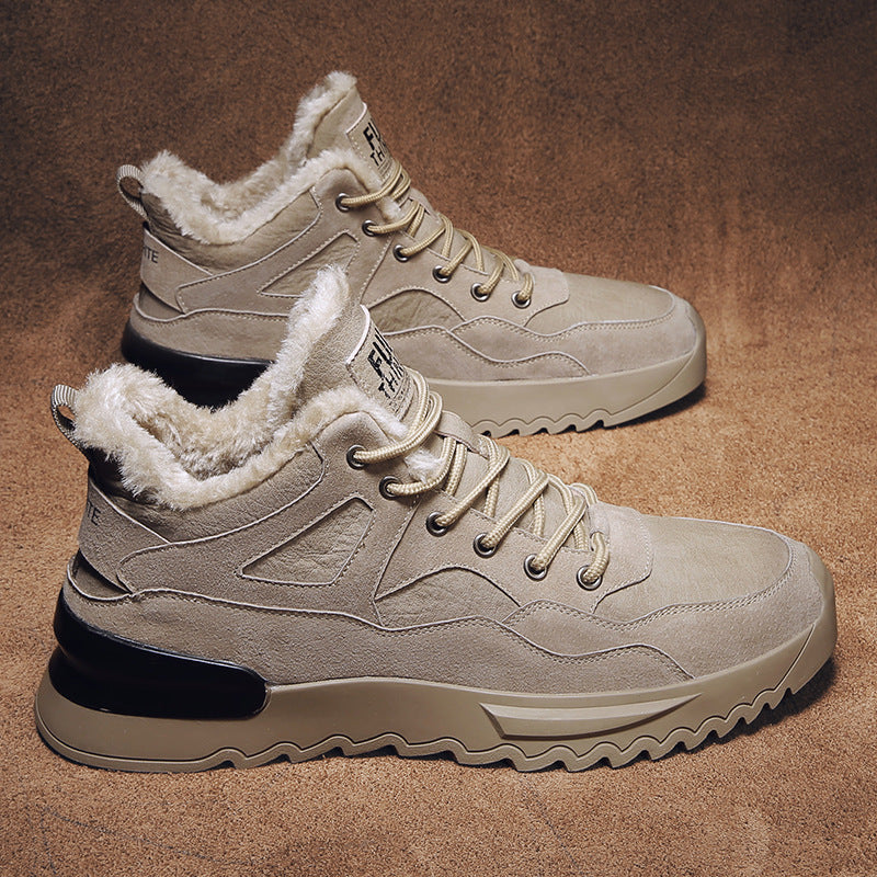 Snow Boots Plus Velvet High-top Warmth And Leisure All-match Snow Boots