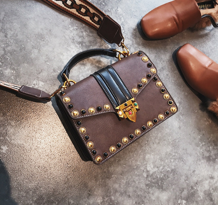 Rivet small square bag