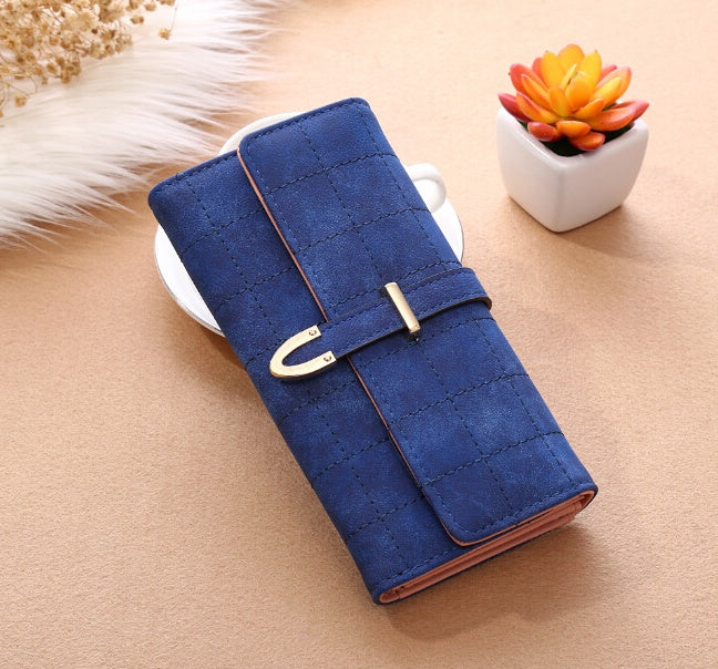 Long Wallet Frosted Lingge Long Wallet
