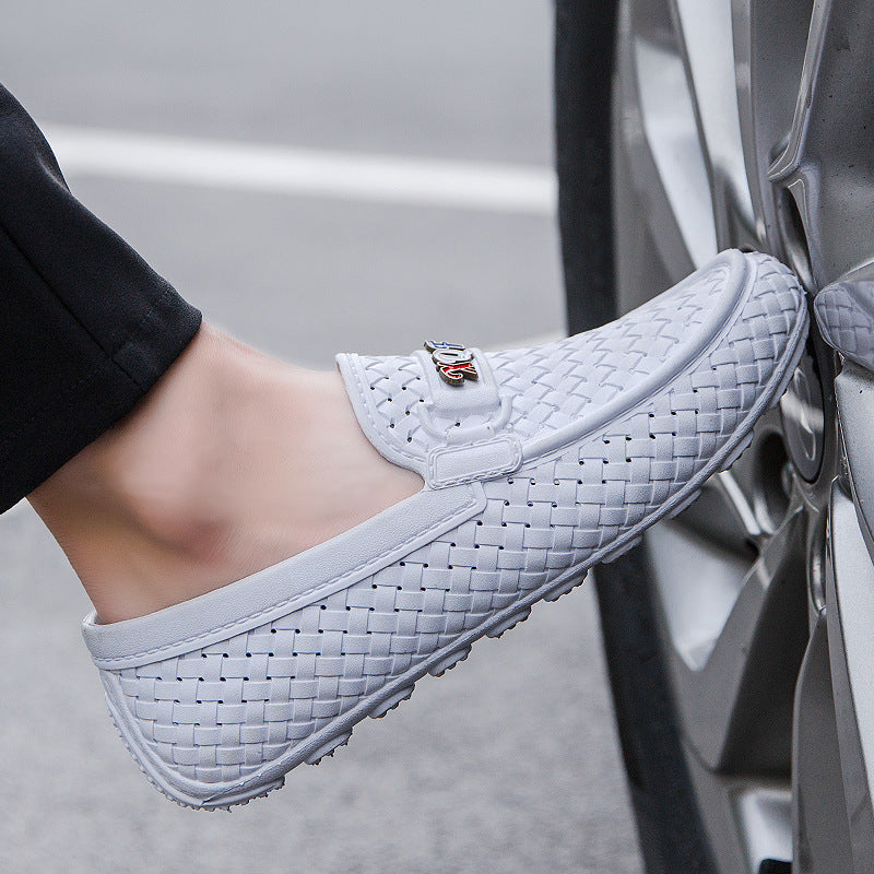 flat shoes Breathable flat bean shoes
