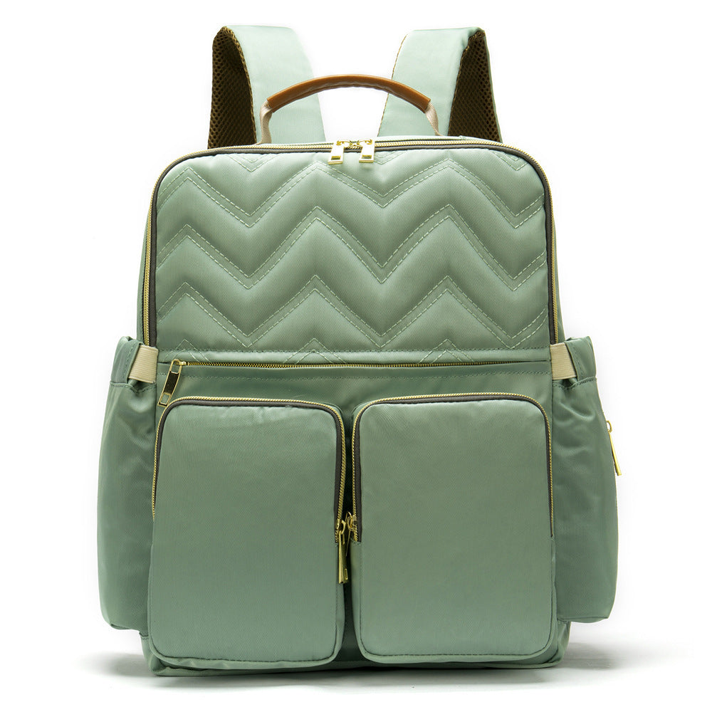 mother baby backpack Large capacity travel retro style mother baby backpack
