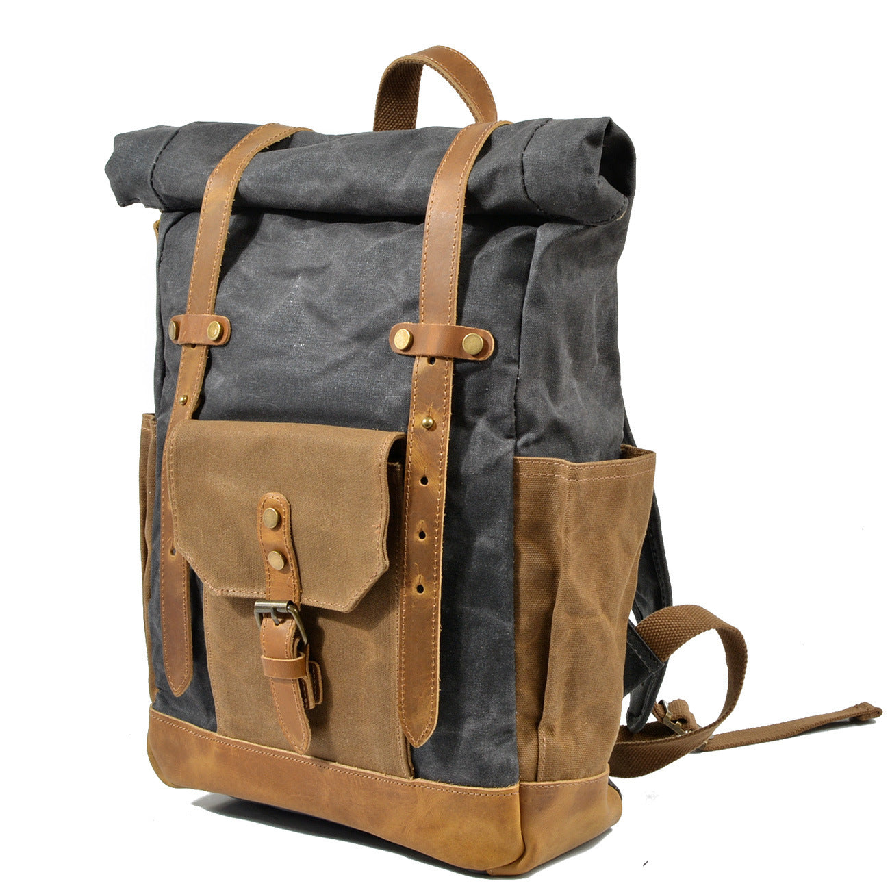 waterproof rucksack Retro contrast color waterproof rucksack