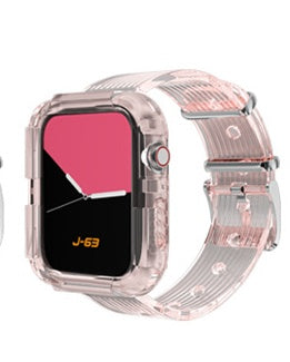 Integrated watch band with TPU protective sleeve for glacier - sumet.shop