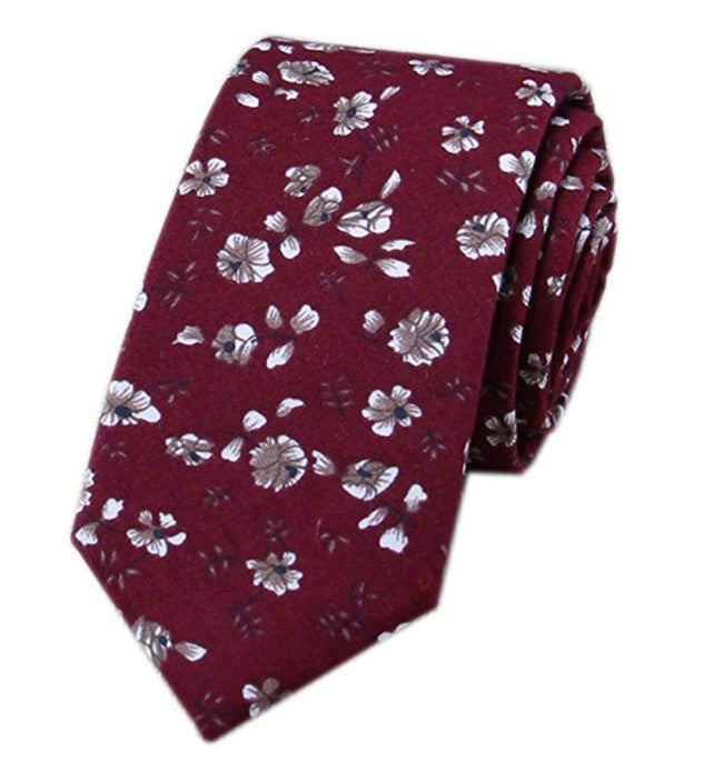 Floral tie cotton printing casual Korean version
