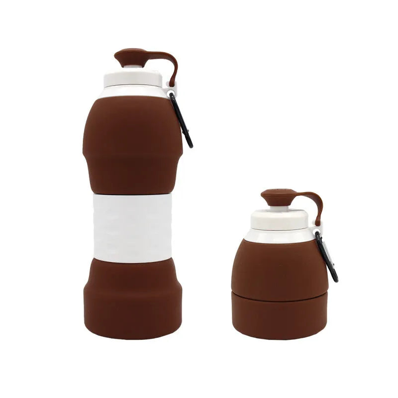 Silicone water bottle folding water bottle