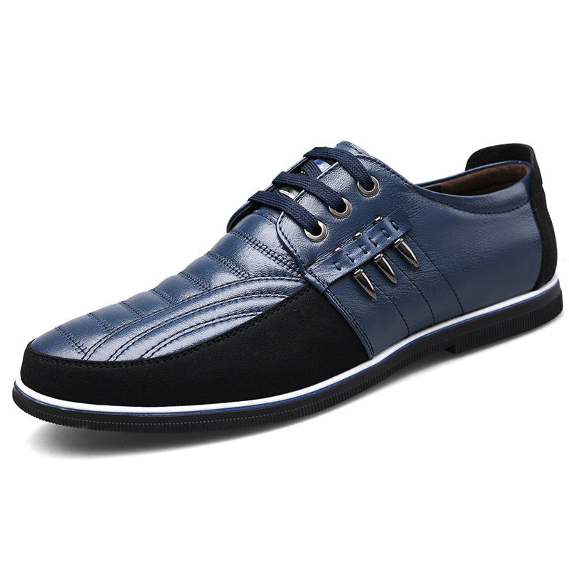 Leather Shoes Jacked Shoes