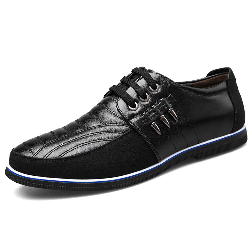 Leather Shoes Jacked Shoes