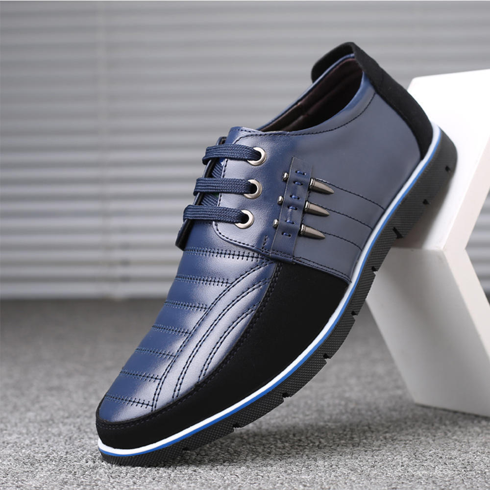 Leather Shoes Jacked Shoes