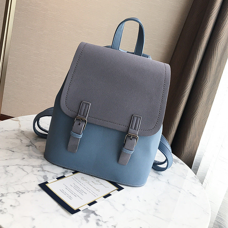 Ladies Backpack Mini Candy Color PU Leather Ladies Backpack