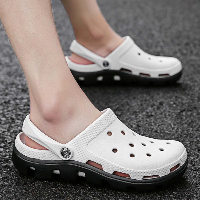 Hole Shoes Sandals Casual Sandals Female Baotou Slippers Beach Shoes