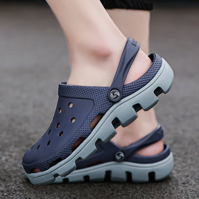 Hole Shoes Sandals Casual Sandals Female Baotou Slippers Beach Shoes
