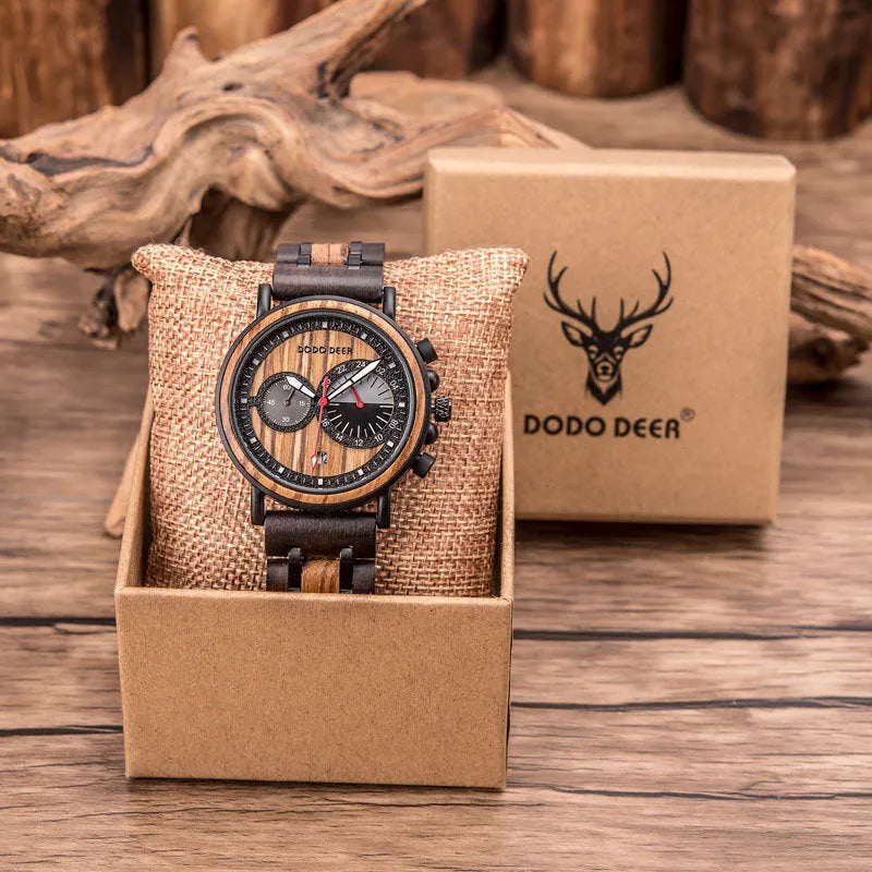 Laser Watch Fashion Chronograph Calendar Laser Watch