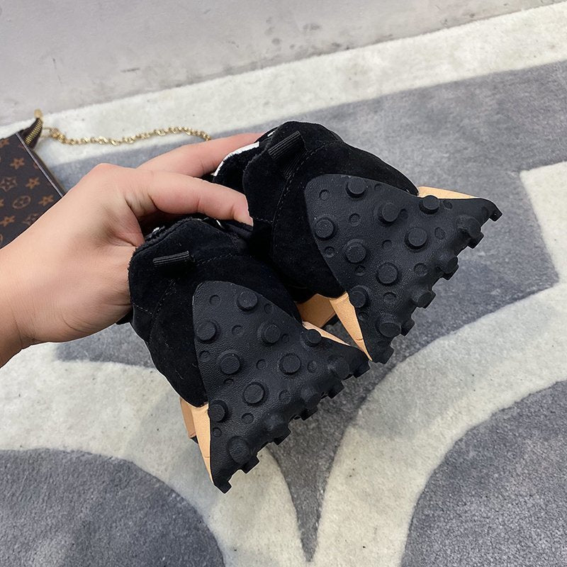 Lightweight Casual Shoes Retro Low-heel Daddy Shoes Student Casual Shoes