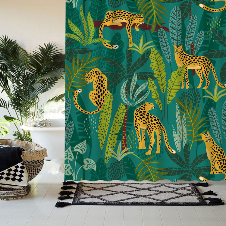 Shower Curtain Waterproof Bathroom Curtain