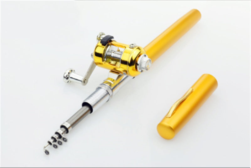 Mini Ice Fishing Rod Pocket Raft Rod Portable Gift Fishing Rod - sumet.shop