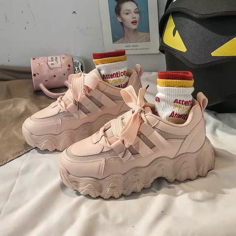 Breathable Running Casual Shoes Net Celebrity Street Shooting Running Casual Shoes