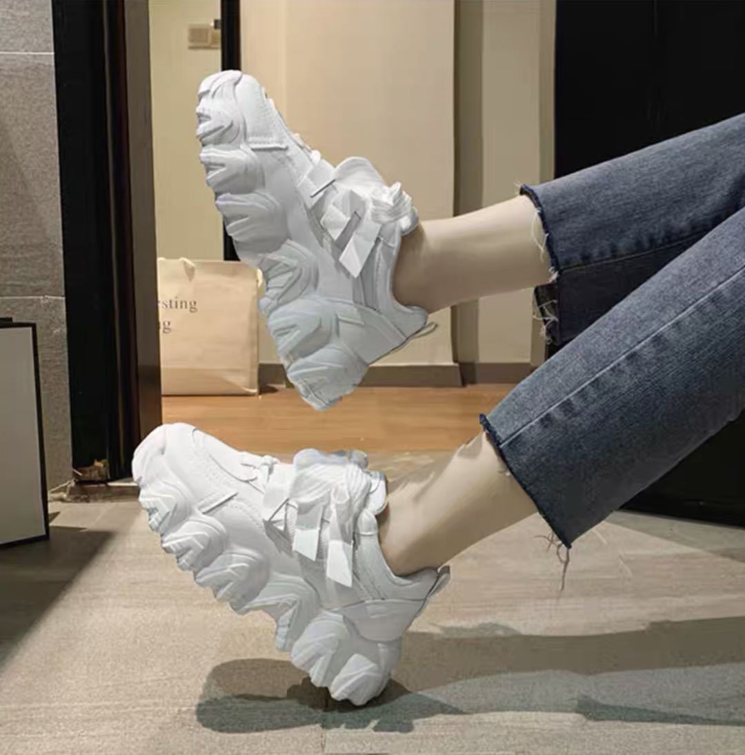 Breathable Running Casual Shoes Net Celebrity Street Shooting Running Casual Shoes