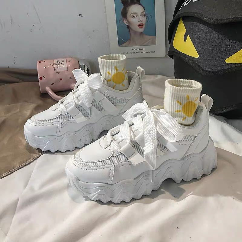 Breathable Running Casual Shoes Net Celebrity Street Shooting Running Casual Shoes