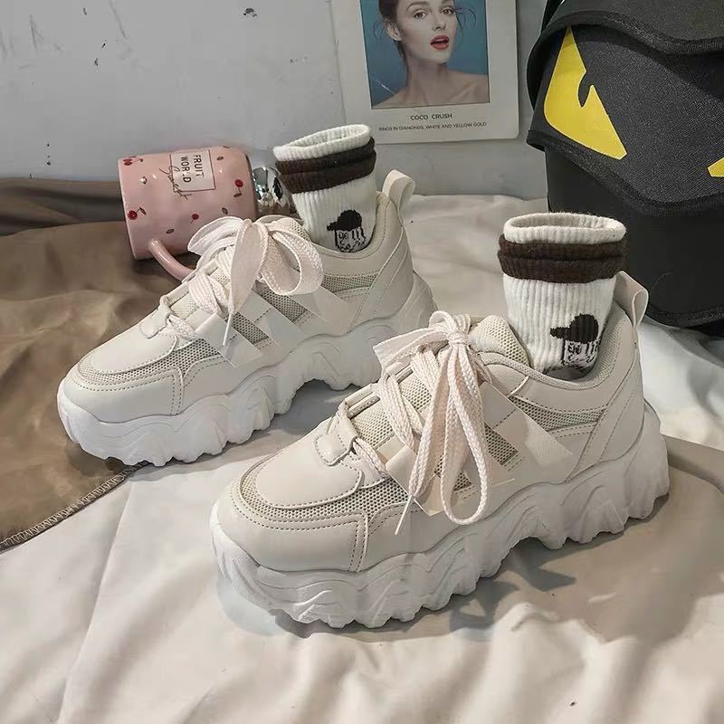 Breathable Running Casual Shoes Net Celebrity Street Shooting Running Casual Shoes
