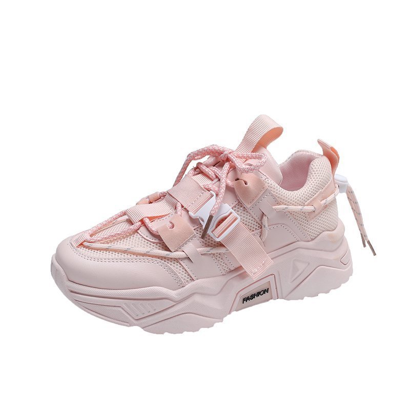 Thick-soled Women's Shoes Increased Women's Shoes Mesh Sneakers Women's Casual Fashion
