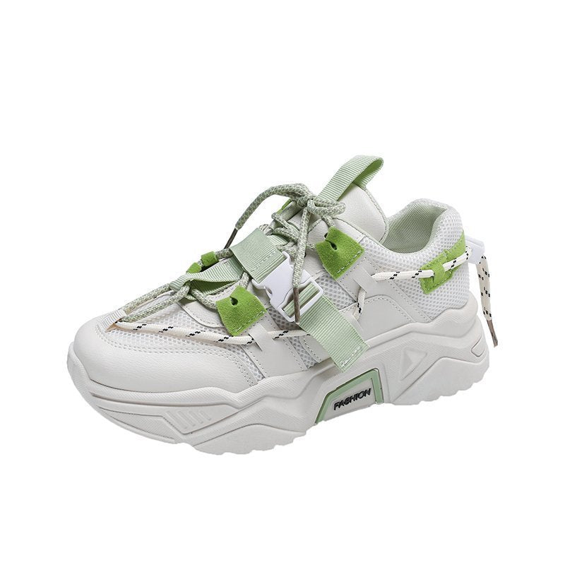 Thick-soled Women's Shoes Increased Women's Shoes Mesh Sneakers Women's Casual Fashion
