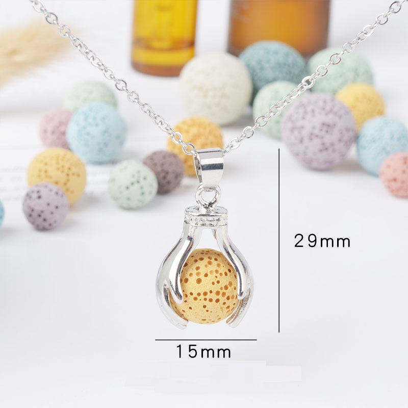 Necklace Aromatherapy Necklace Magic Box Pendant Diffuse Necklace Fragrance