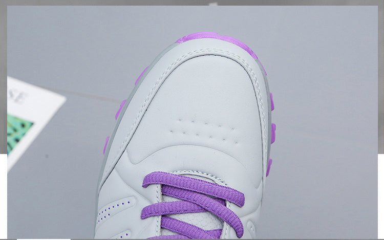 Flat Sneakers Women's Shoes Autumn And Winter Leather Sneakers Women
